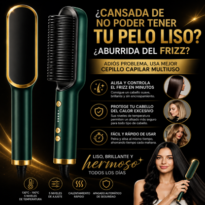Cepillo Alisador Multifuncional