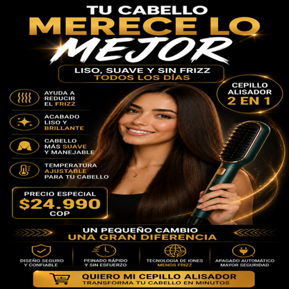 Cepillo Alisador Multifuncional